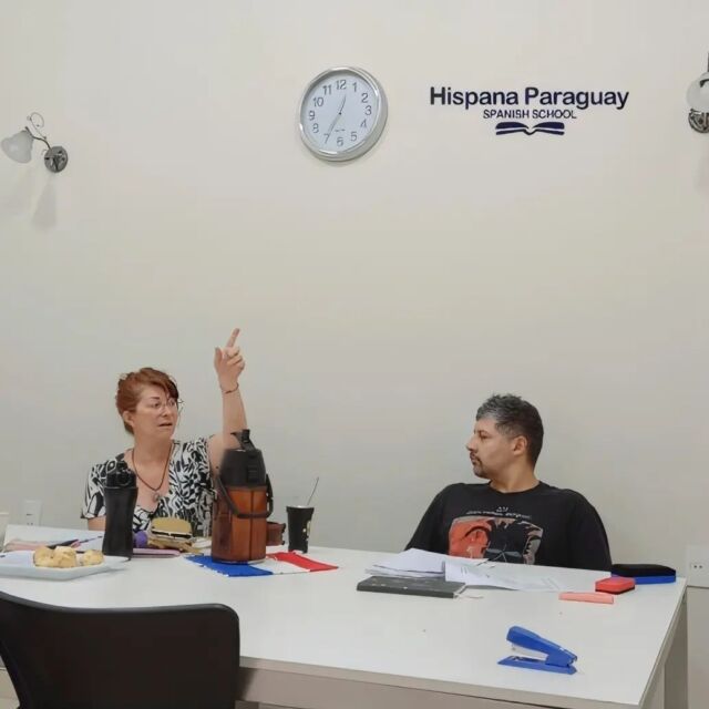 📢 Hispana Paraguay offers the best options to learn Spanish in Asunción !! 😊👩‍🏫🤙

🔰100% face-to-face classes

🔰 Monday to Friday 

🔰 From 2 to 4 hours per day 

🔰 Intensive program 

 
 
 🔶️ 📲  WhatsApp +595983232339
 
 🔶️ 📧  info@hispanaparaguay.com.py
 
 

 🌐 www.hispanaparaguay.com.py 
 

 #estudiaespañol #studySpanish #aprendeespañol #learnspanish #español #spanish #learningspanish #paraguay #asunción #spanishvocabulary #spanishlanguage #spanishonline #spanishteacher #spanish #spanishcourse #hispana #spanishschool #escueladeespañol #hispanaparaguay