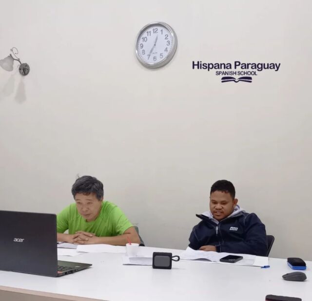 📢 Hispana Paraguay offers the best options to learn Spanish in Asunción !! 😊👩‍🏫🤙

🔰100% face-to-face classes

🔰 Monday to Friday 

🔰 From 2 to 4 hours per day 

🔰 Intensive program 

 
 
 🔶️ 📲  WhatsApp +595983232339
 
 🔶️ 📧  info@hispanaparaguay.com.py
 
 

 🌐 www.hispanaparaguay.com.py 
 

 #estudiaespañol #studySpanish #aprendeespañol #learnspanish #español #spanish #learningspanish #paraguay #asunción #spanishvocabulary #spanishlanguage #spanishonline #spanishteacher #spanish #spanishcourse #hispana #spanishschool #escueladeespañol #hispanaparaguay