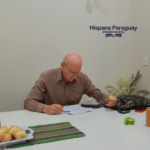 Mr. Larry from 🇺🇲 the United States learns Spanish in Hispana Paraguay 🏫📚✍️
..
..
..
..
..
..
📢 Hispana Paraguay offers the best options to learn Spanish in Asunción !! 😊👩‍🏫🤙

🔰100% face-to-face classes

🔰 Monday to Friday 

🔰 From 2 to 4 hours per day 

🔰 Intensive program 

 
 
 🔶️ 📲  WhatsApp +595983232339
 
 🔶️ 📧  info@hispanaparaguay.com.py
 
 

 🌐 www.hispanaparaguay.com.py 
 

 #estudiaespañol #studySpanish #aprendeespañol #learnspanish #español #spanish #learningspanish #paraguay #asunción #spanishvocabulary #spanishlanguage #spanishonline #spanishteacher #spanish #spanishcourse #hispana #spanishschool #escueladeespañol #hispanaparaguay #spanishinasuncion #spanishclasses